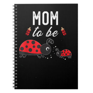 Mum To Be Ladybug Baby Shower Ladybug Mum  Notebook
