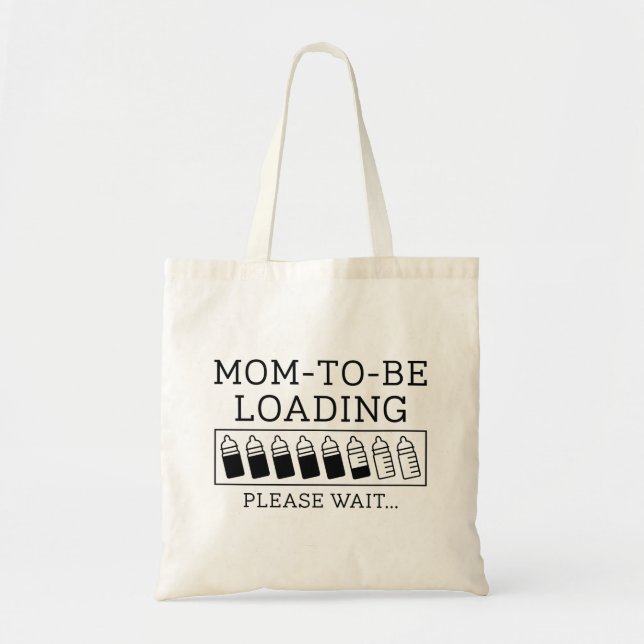 Mum To Be Loading Tote Bag (Front)