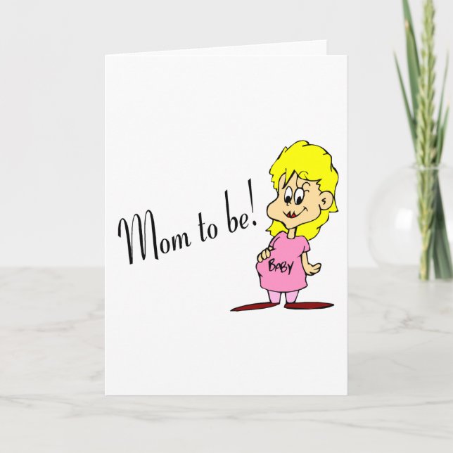 Mum To Be (Pregnant Woman) Announcement (Front)