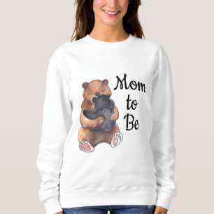 Mum to Be Woodland Hug Bear Sweatshirt