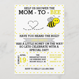 Mum-to-bee Invitation