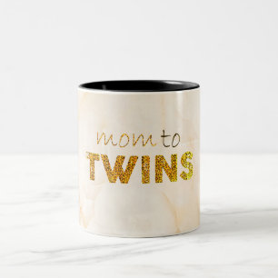 Mum to Twins Two-Tone Coffee Mug
