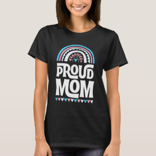 Mum Transgender Pride Flag Mothers Day Bohemian  T-Shirt