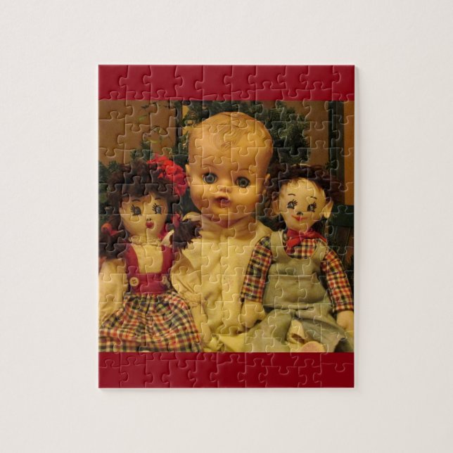 Mum & twins jigsaw puzzle (Vertical)
