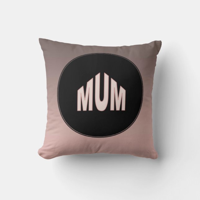 Mum Two Tone Cushion (Front)