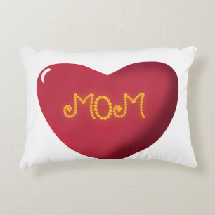 Mum Typography Design, Cute Mother Quote Text Art, Decorative Cushion