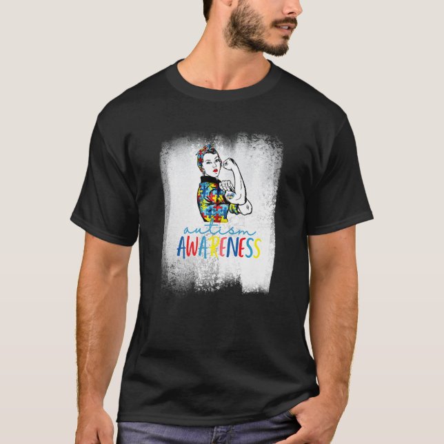 Mum Unbreakable Autism Awareness T-Shirt (Front)