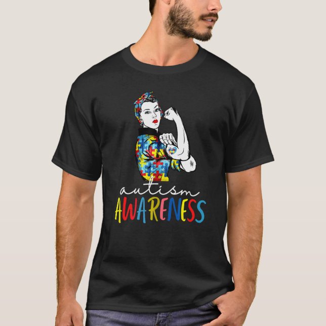 Mum Unbreakable Autism Awareness T-Shirt (Front)