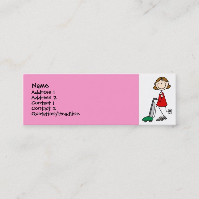 Mum Vacumming Profile Cards (Front)