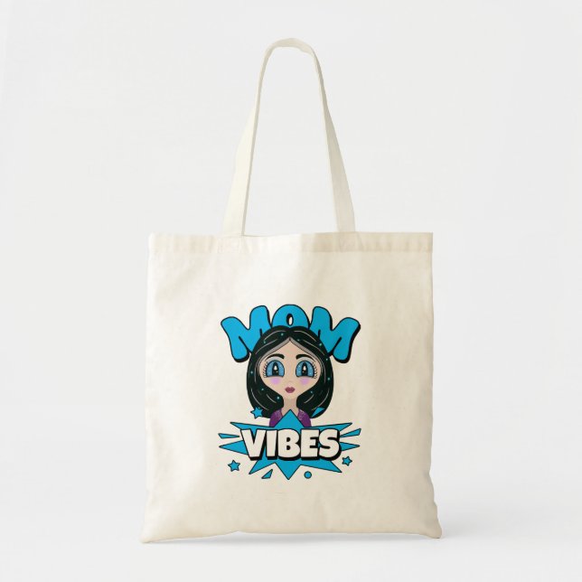 Mum Vibes Tote Bag (Front)