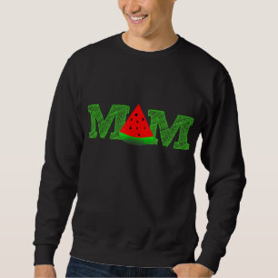 Mum Watermelon Funny Summer Fruit Mother Day Sweatshirt