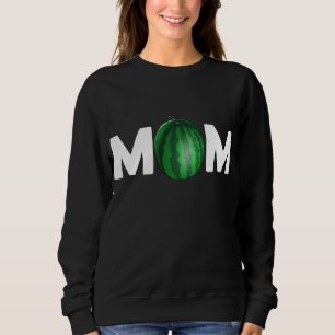 Mum Watermelon Tropical Summer Vibes Fruit Sweatshirt