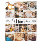  Mum We Love you Hearts Modern Photo Collage