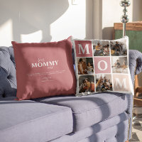 Mum We Love You | Modern 6 Photo Colour Block 