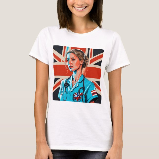 Mum Wife Nurse T-Shirt (Front)