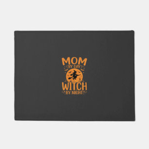 Mum Witch Halloween Design Doormat