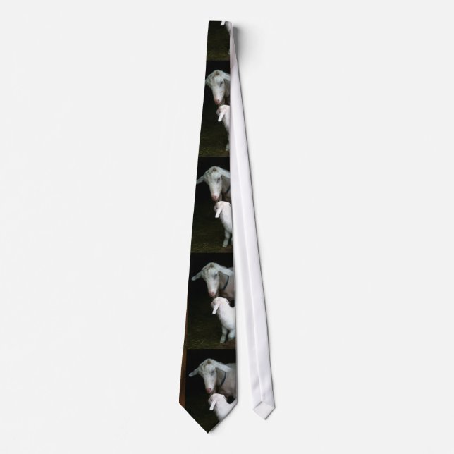 Mum with Baby Goat Tie (Front)