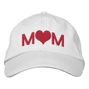 Mum With Heart Embroidered Hat