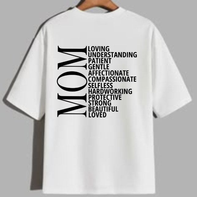 Mum Word Art T-Shirt - Loving Mother's day Gift Tri-Blend Shirt (Creator Uploaded)