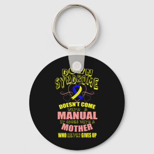 Mum World Down Syndrome Day Women Kids Key Ring