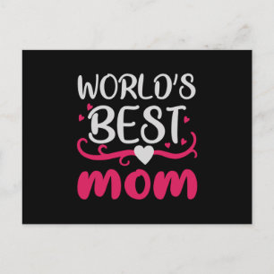 Mum - World's Best Mum Postcard