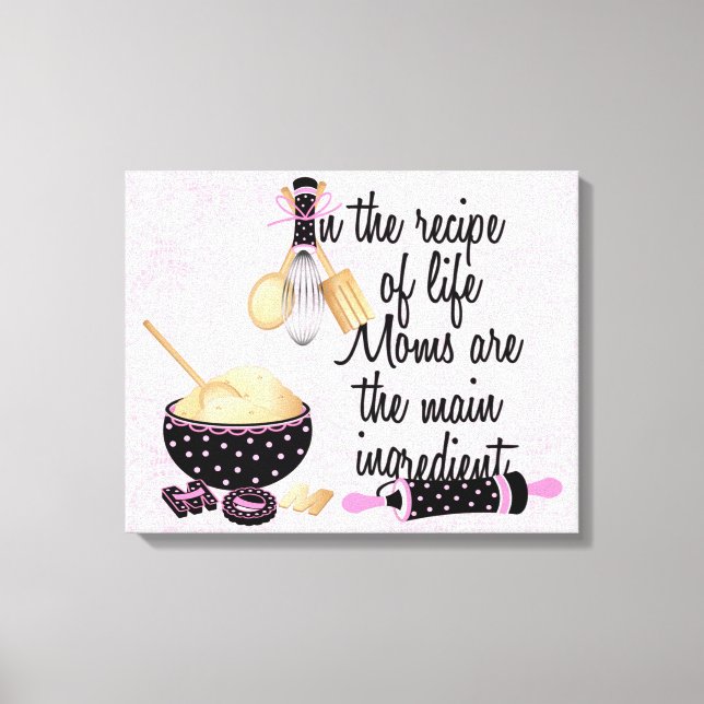 Mum Wrapped Canvas (Front)