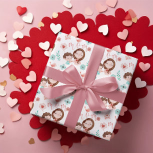 Mum Wrapping Paper Flat Sheet Set of 3