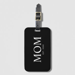 Mum Year Established Luggage Tag
