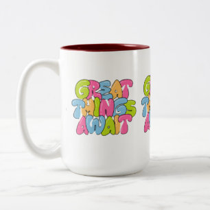 "Mum, You Are Her Wings" Two-Tone Mug – Beautiful