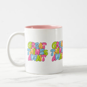 "Mum, You Are Her Wings" Two-Tone Mug – Beautiful