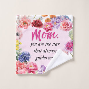 Mum, You Are My Guiding Star! – Heartfelt Mother’s Bath Towel Set