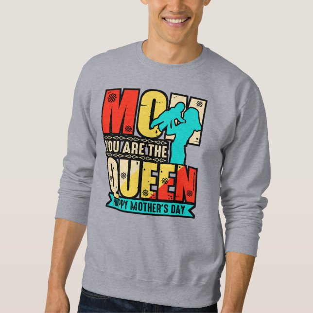 Mum You Are The Queen-67761 Hoodie (Front)