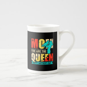 Mum You Are The Queen Bone China Mug