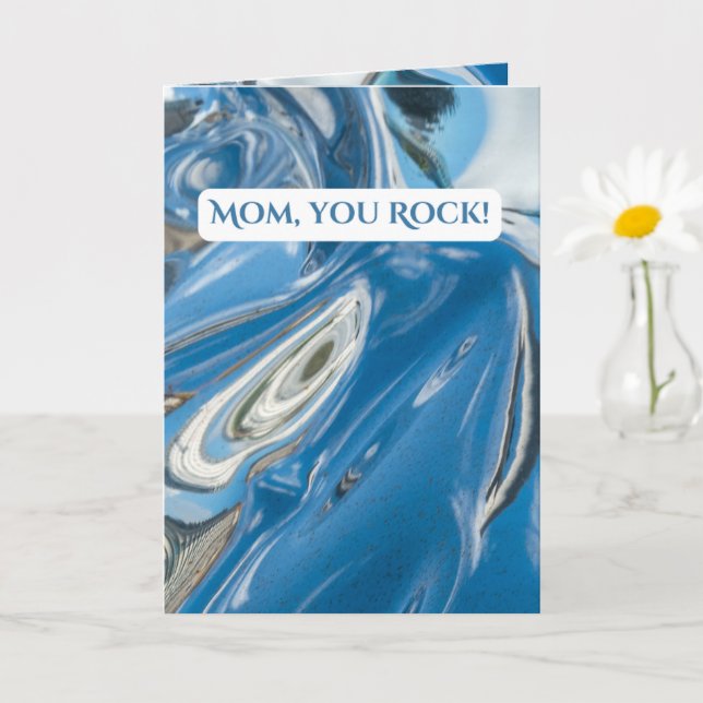 Mum, You Rock! Mother’s Day Card (Proverb 31:26) (Small Plant)