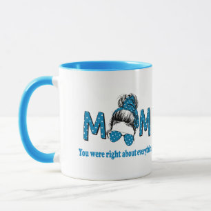 Mum You were Right About Everything Mug