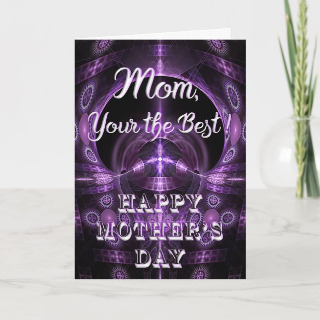 Mum your the best - Mother's Day Card (Front)
