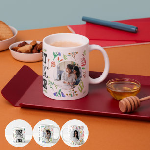 Mum You're the Wildflower: Personalised Photo Mug