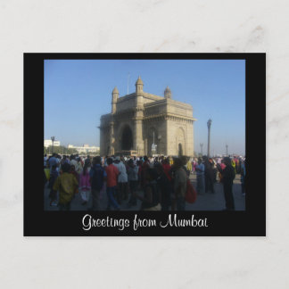 mumbai gateway postcard