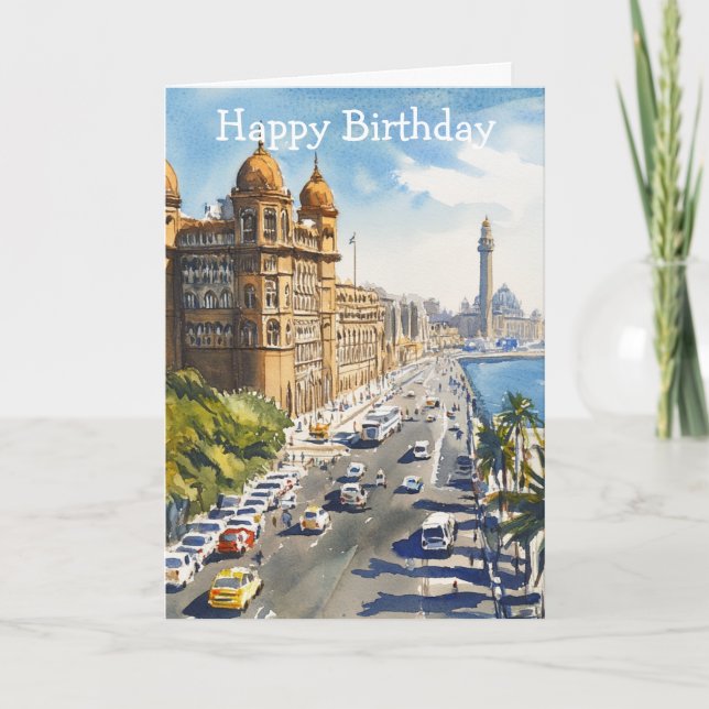 Mumbai in India Card (Front)