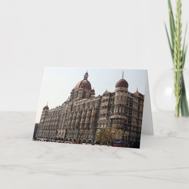 mumbai taj hotel card (Front)