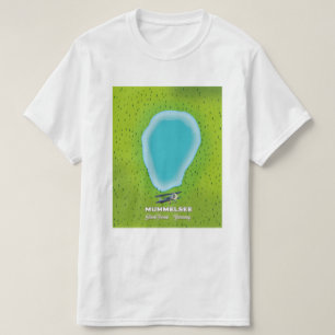 Mummelsee Black Forest Germany map. T-Shirt
