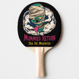 Mummies Dia De Muertos - Day of the Dead Ping Pong Paddle