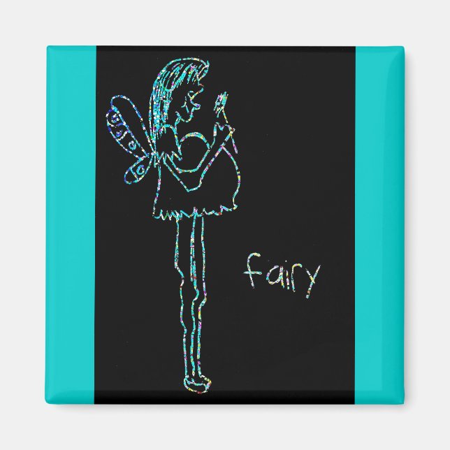 Mummy 2 B Fairy by Abby magnet (Front)