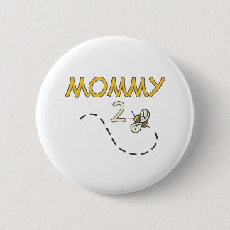 Mummy 2 Bee 6 Cm Round Badge