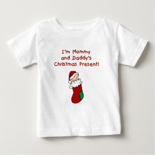 Mummy and Daddy's Christmas Present Baby T-Shirt