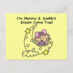 Mummy and Daddy's Dream Tshirts and Gifts Postcard