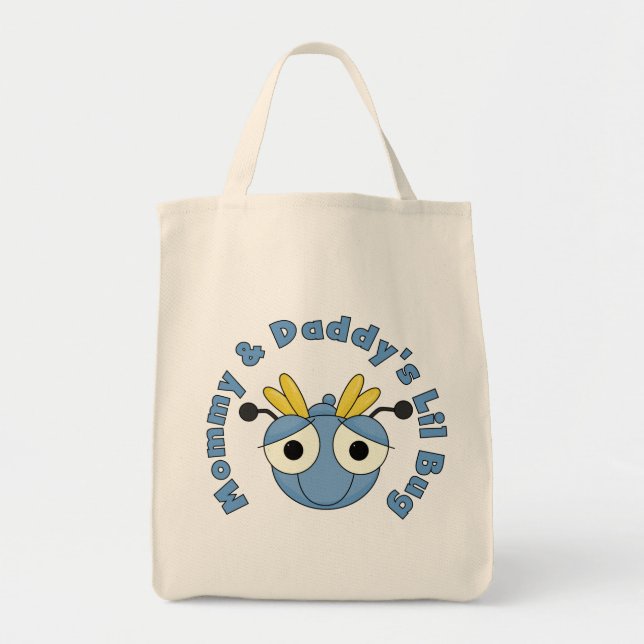 Mummy and Daddy's Lil Bug Tote Bag (Front)