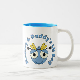 Mummy and Daddy's Lil Bug Two-Tone Coffee Mug
