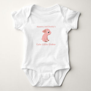 Mummy and Daddy's little Piglet Baby Bodysuit