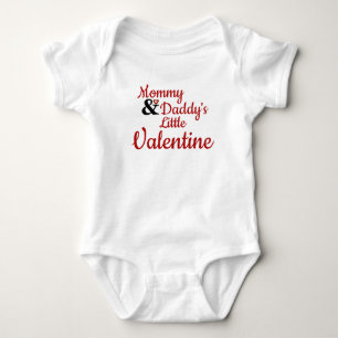 Mummy and Daddy's Little Valentine Baby Bodysuit